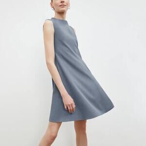MM Lafleur The Malala Dress Steel Blue